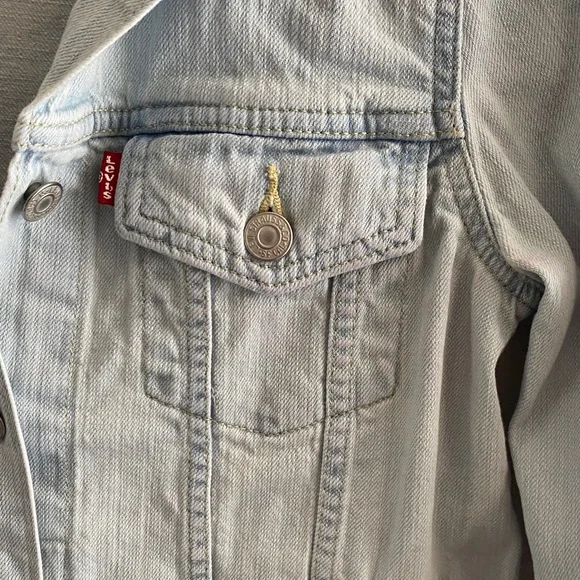 Levi's Women's Sky Blue Denim Jacket size S - Picture 6 of 12